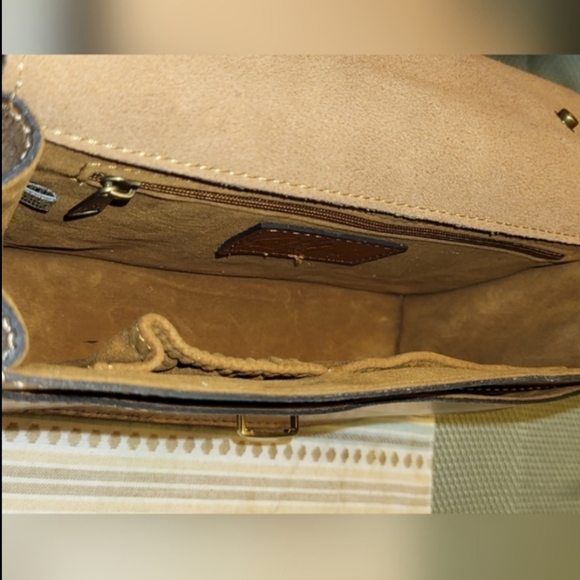 💝Patricia Nash Set- Locri Crossbody & Cassis Wallet in Vintage Antique Metallic - Picture 8 of 15